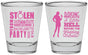 Personalized Bachelorette Shot Glasses - Raising A Little Hell | 60020