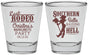 Personalized Bachelorette Shot Glasses - Raising Hell Last Rodeo | 60042