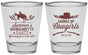 Personalized Bachelorette Shot Glasses - Saddle Up Cowgirls | 60045