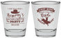 Personalized Bachelorette Shot Glasses - Last Ride Before Bride | 60046