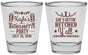 Personalized Bachelorette Shot Glasses - Getting Hitched Yall | 60047
