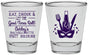 Personalized Bachelorette Shot Glasses - Mardi Gras | 60057