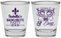 Personalized Bachelorette Shot Glasses - Mardi Gras | 60059