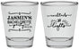 Personalized Bachelorette Shot Glasses - Cocktails And Lights | 60065