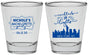 Personalized Bachelorette Shot Glasses - New York | 60069