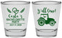 Personalized Bachelorette Shot Glasses - Tractor Farm | 60070