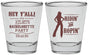 Personalized Bachelorette Shot Glasses - Ridin And Ropin | 60078