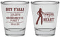 Personalized Bachelorette Shot Glasses - Cowgirl At Heart | 60079