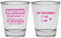 Personalized Bachelorette Shot Glasses - Drunk Yes Or No | 60083