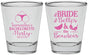 Personalized Bachelorette Shot Glasses - Brides Bells Boudoir | 60085