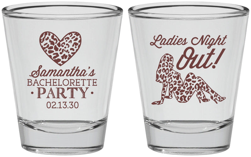 Personalized Bachelorette Shot Glasses - Ladies Night Out | 60086