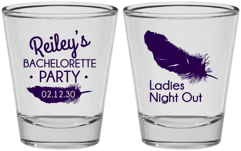 Personalized Bachelorette Shot Glasses - Ladies Night Out | 60087