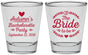 Personalized Bachelorette Shot Glasses - Bride To Be | 60088
