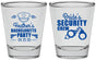 Personalized Bachelorette Shot Glasses - Police Security Crew | 60091