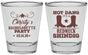 Personalized Bachelorette Shot Glasses - Redneck Shindig | 60100