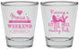 Personalized Bachelorette Shot Glasses - Raising A Little Hell | 60103