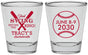 Personalized Bachelorette Shot Glasses - Final Swing Before Ring | 60109