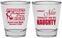 Personalized Bachelorette Shot Glasses - Nice Tonight Naughty | 60112