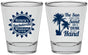Personalized Bachelorette Shot Glasses - Sun Sand Drink Hand | 60114