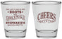 Personalized Bachelorette Shot Glasses - Boots And Bling | 60118