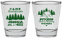 Personalized Bachelorette Shot Glasses - Camping | 60124