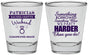 Personalized Bachelorette Shot Glasses - Something Borrowed | 60130