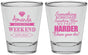 Personalized Bachelorette Shot Glasses - Something Borrowed | 60131