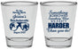 Personalized Bachelorette Shot Glasses - Something Borrowed | 60132