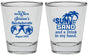 Personalized Bachelorette Shot Glasses - Sun Sand Drink Hand | 60134