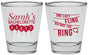 Personalized Bachelorette Shot Glasses - Last Fling Before Rings | 60140
