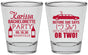 Personalized Bachelorette Shot Glasses - Before She Says I Do | 60142