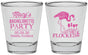 Personalized Bachelorette Shot Glasses - Lets Get Flocked Up | 60143
