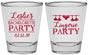 Personalized Bachelorette Shot Glasses - Lingerie Party | 60171