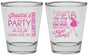 Personalized Bachelorette Shot Glasses - Drink The Night Away | 60182