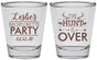 Personalized Bachelorette Shot Glasses - The Hunt Is Over | 60184