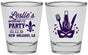 Personalized Bachelorette Shot Glasses - Mardi Gras | 60185
