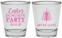 Personalized Bachelorette Shot Glasses - Lights | 60188
