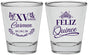 Personalized Quinceanera Shot Glasses - Mis Quince Anos | 70000