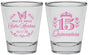 Personalized Quinceanera Shot Glasses - Mis Quince Anos | 70007