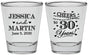 Personalized Anniversary Shot Glasses - Cheers To 30 Years | 80003