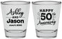 Personalized Anniversary Shot Glasses - 50th Wedding | 80007
