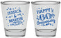 Personalized Anniversary Shot Glasses - Cheers To 60 Years | 80009