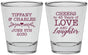 Personalized Anniversary Shot Glasses - Cheers To 45 Years | 80016