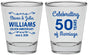 Personalized Anniversary Shot Glasses - 50 Years Of Marriage | 80017