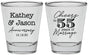 Personalized Anniversary Shot Glasses - Cheers To 55 Years | 80018