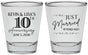Personalized Anniversary Shot Glasses - 10 Years Down | 80020