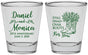 Personalized Anniversary Shot Glasses - 25th Wedding | 80022