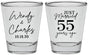 Personalized Anniversary Shot Glasses - Just Married 55 Years Ago | 80028
