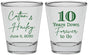 Personalized Anniversary Shot Glasses - Just Married 10 Years Ago | 80030
