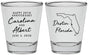 Personalized Anniversary Shot Glasses - 20th Wedding | 80031